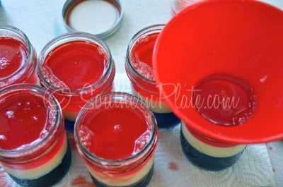 Patriotic Jello Jars