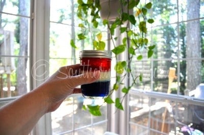 patriotic jello jars