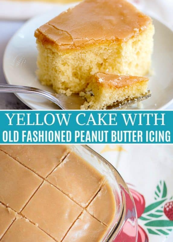 Hero image for old-fashioned peanut butter icing.