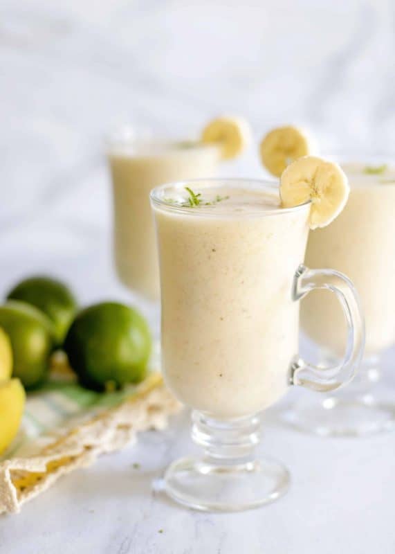 Bananarita Smoothie with milk