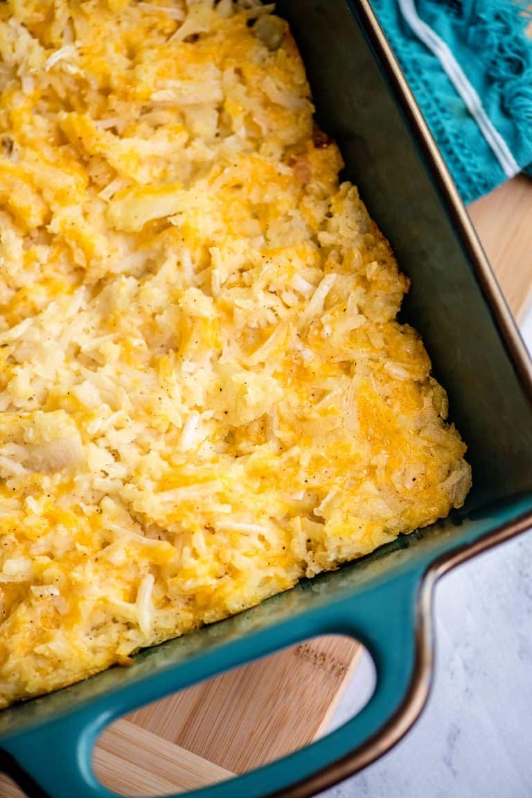 Cracker Barrel Cheesy Hash Brown Casserole (Copycat Recipe)