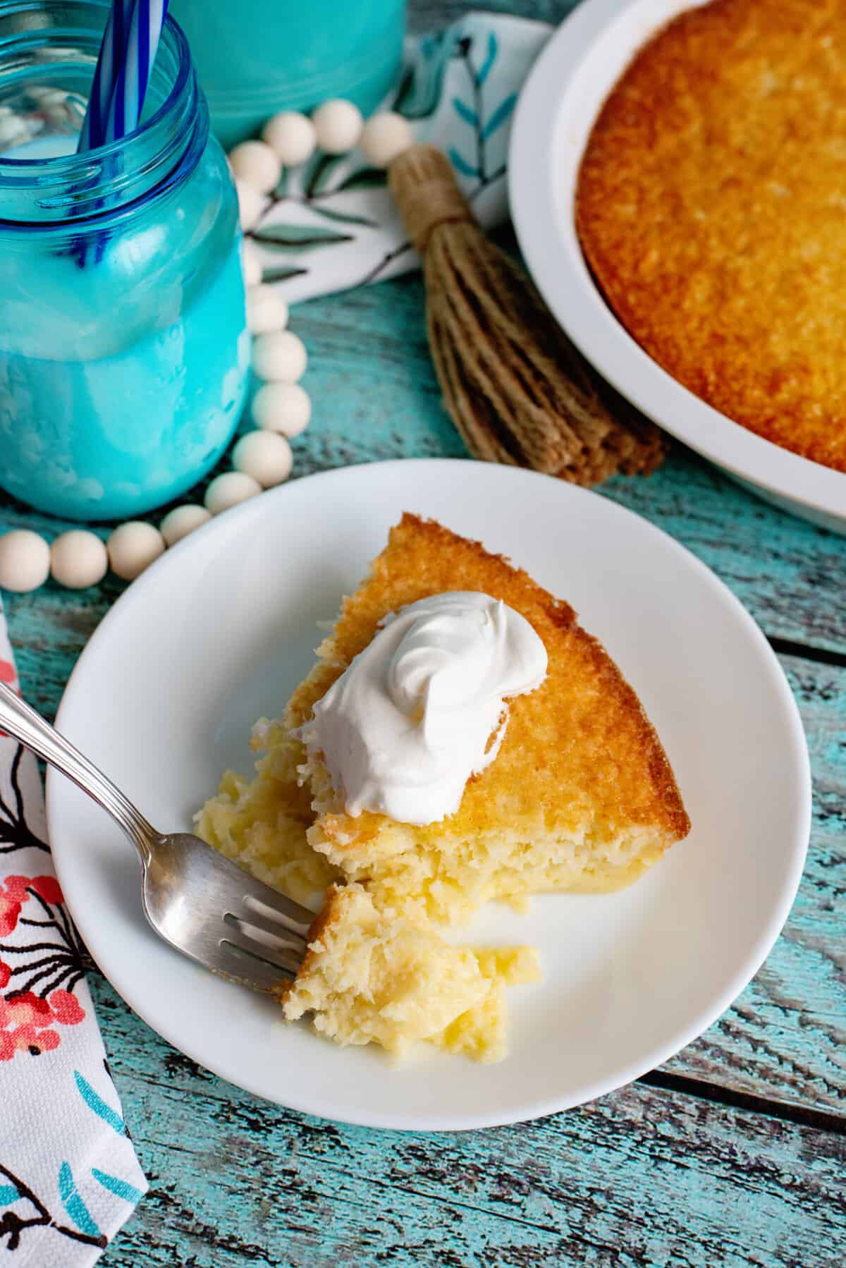 super simple coconut pie