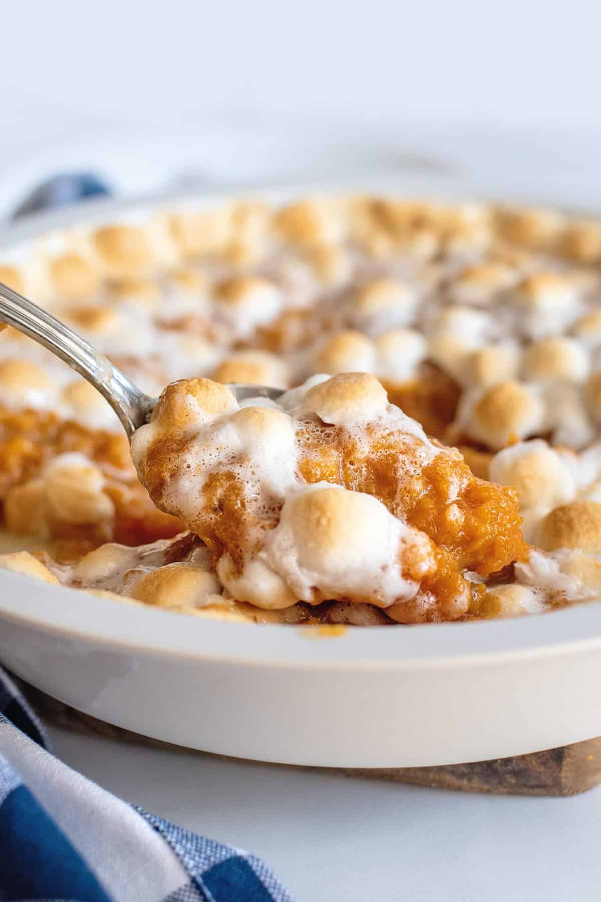 Sweet Potato Casserole with Marshmallows