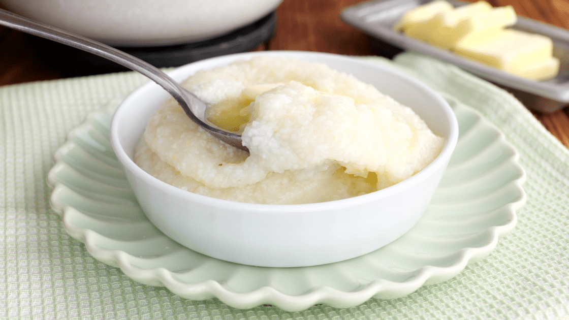 Spoonful of Southern grits.