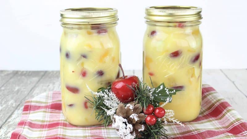 Ideas for fruit salad - serve in glass jars.