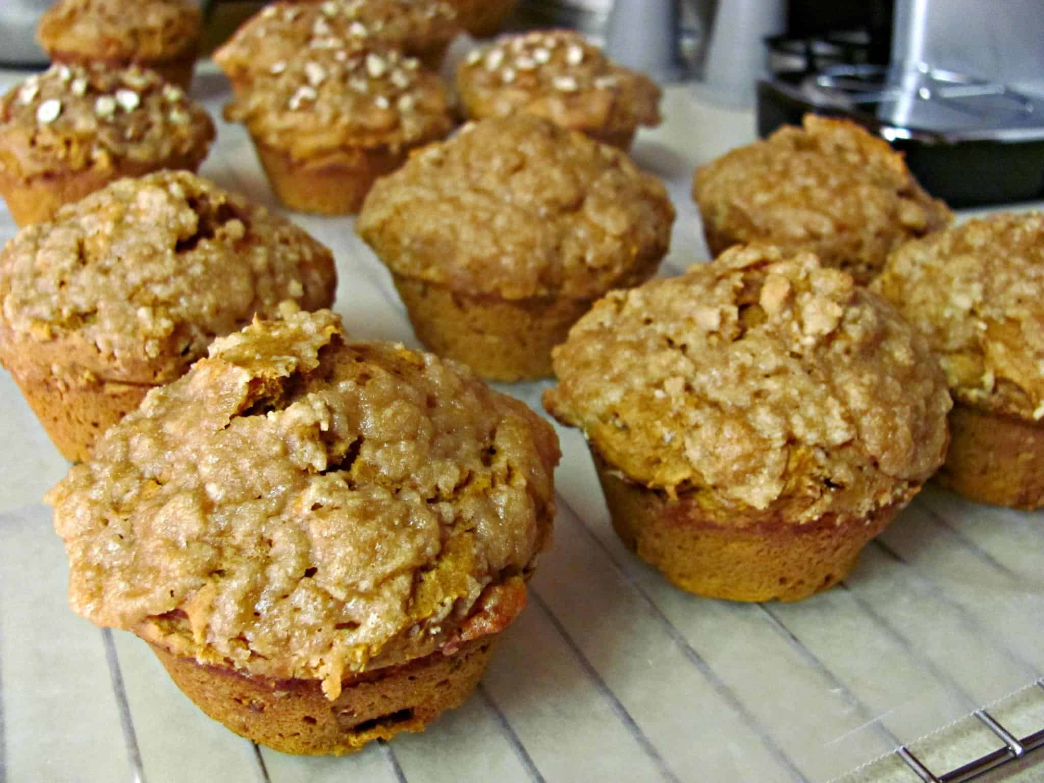 Pumpkin Spice Muffins With Streusel Topping
