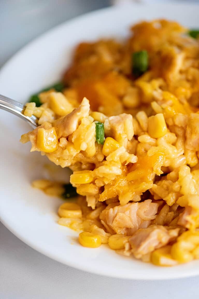 Cheesy Chicken and Corn Casserole