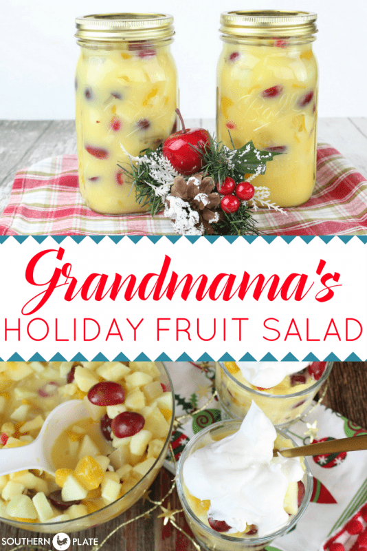 Ideas For Fruit Salad - Grandmama's Holiday Fruit Salad