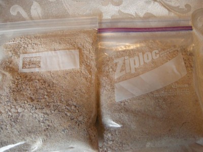 Place into sealed bags.
