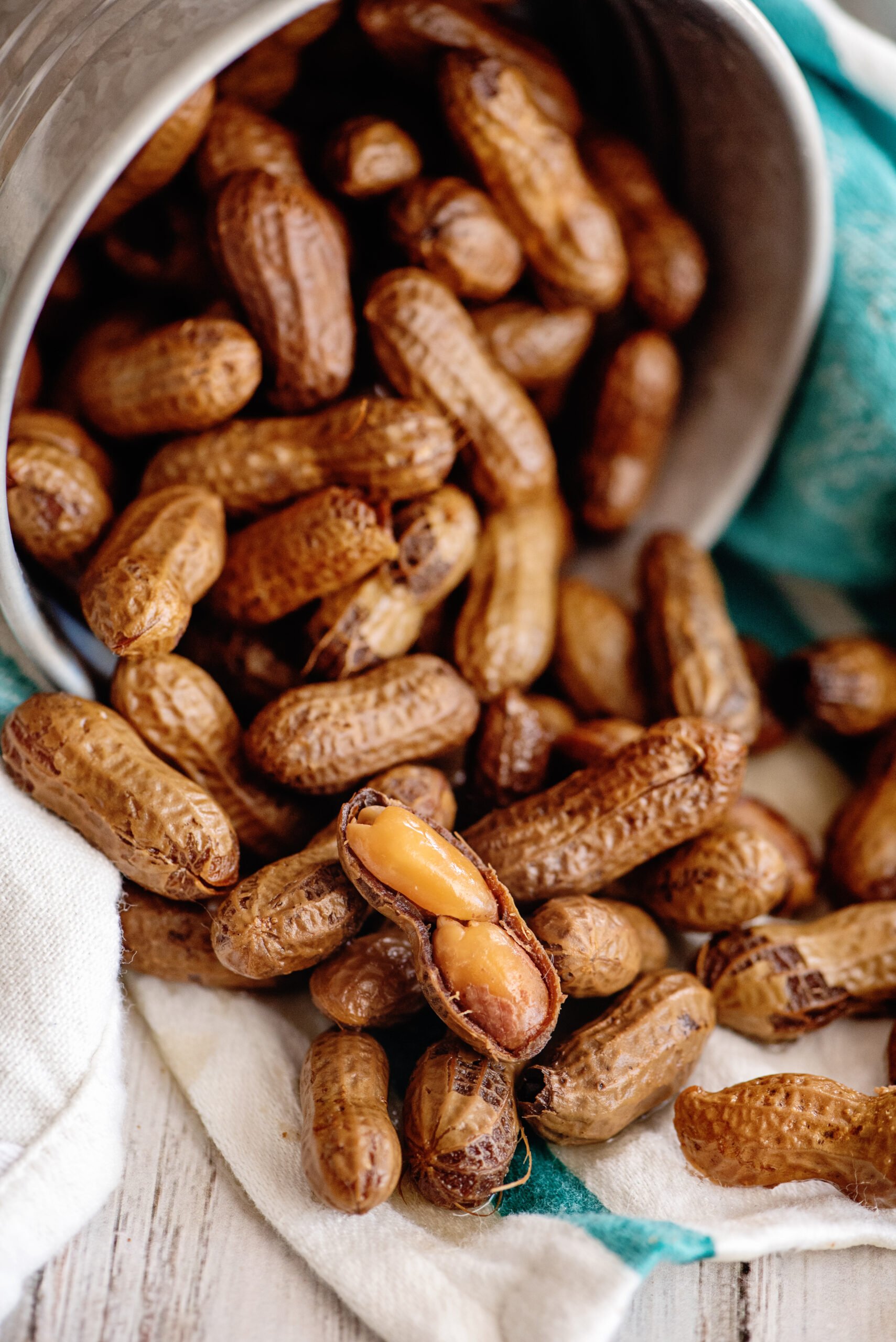 Boiled peanuts.