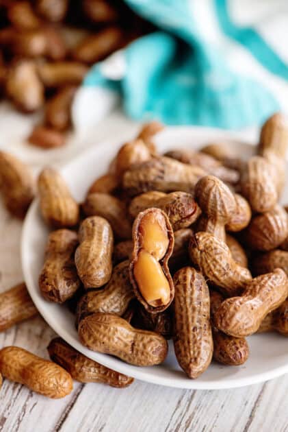 Boiled peanuts.