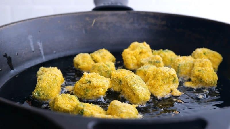 fried okra in oil