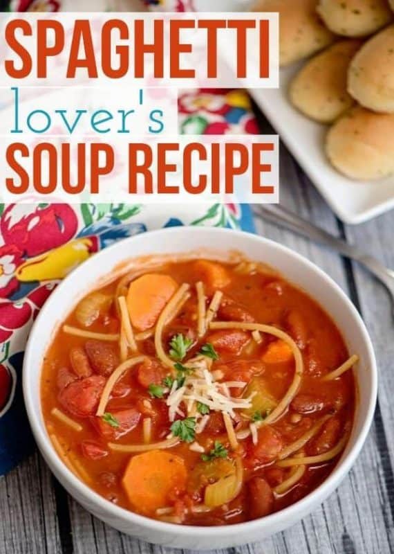 Spaghetti Soup recipe