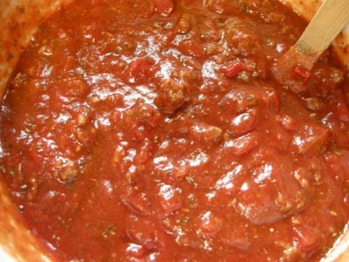 Easy spaghetti sauce.