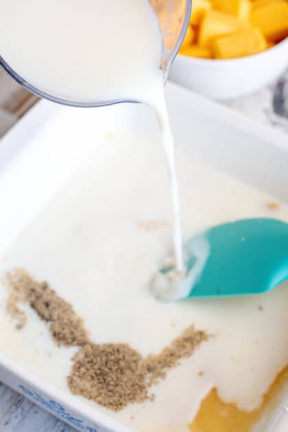 stir in 2 cups of milk