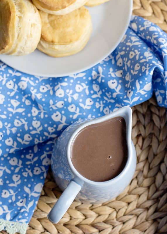 chocolate gravy bowl