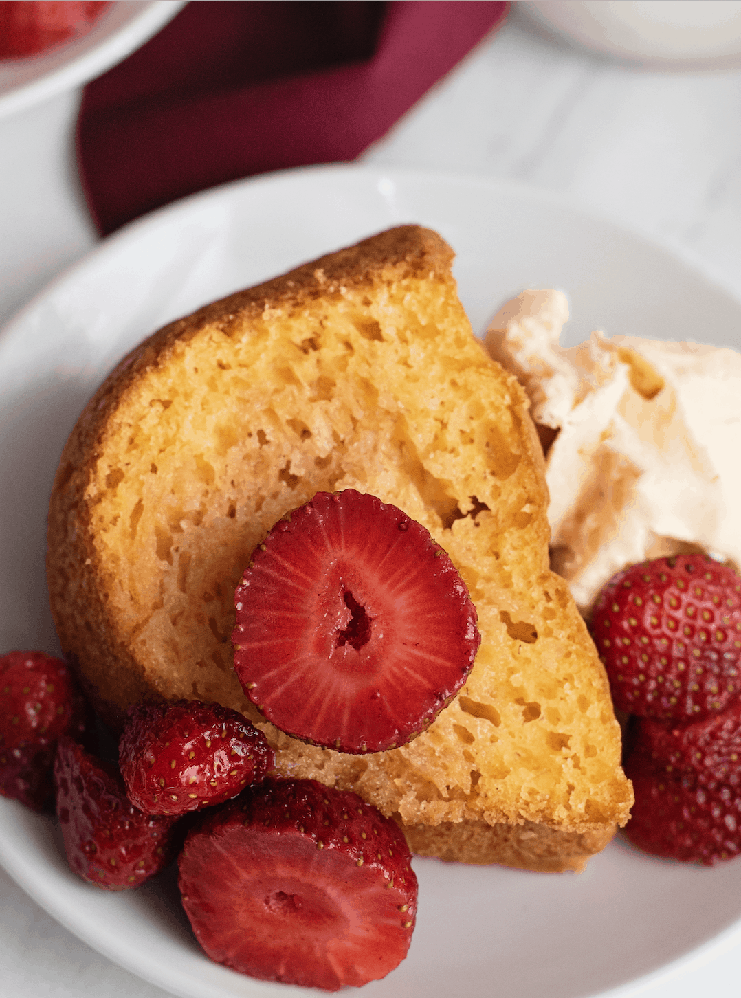 simple pound cake hero