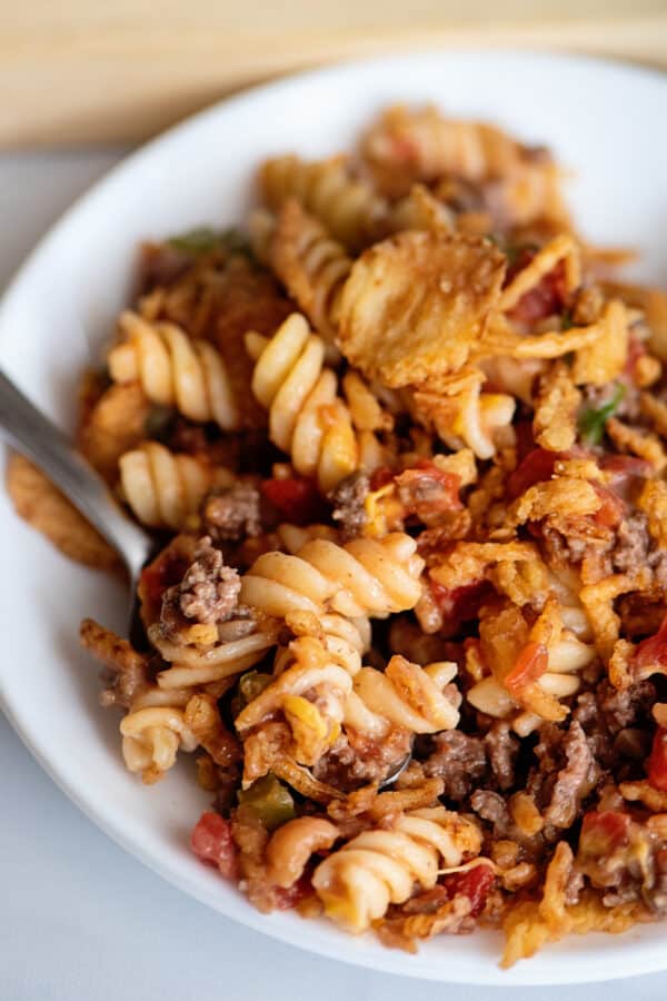 Crunchy Beef Casserole by Southern Plate - WEEKEND POTLUCK 484