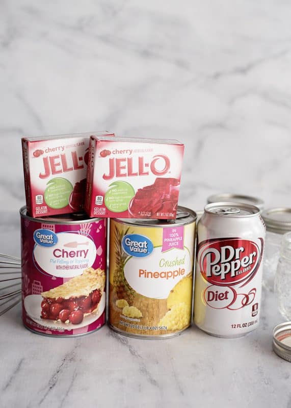 Dr Pepper Congealed Salad Ingredients