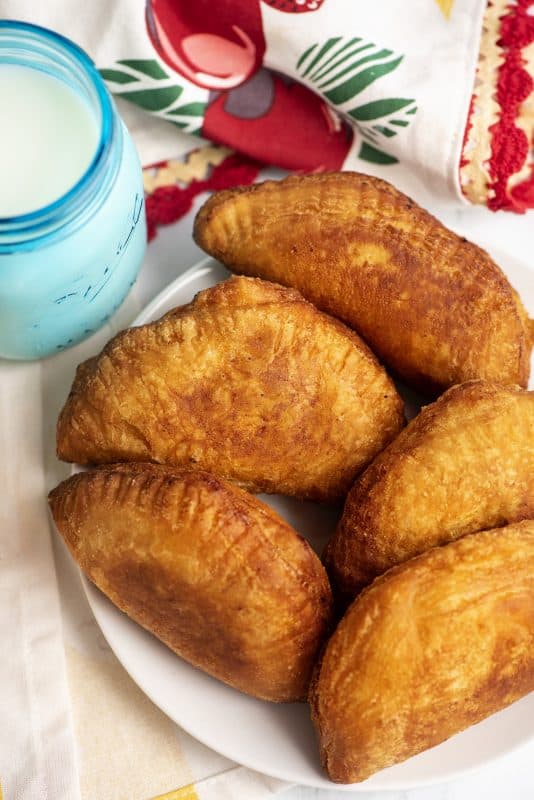 Fried Pies on a plate.