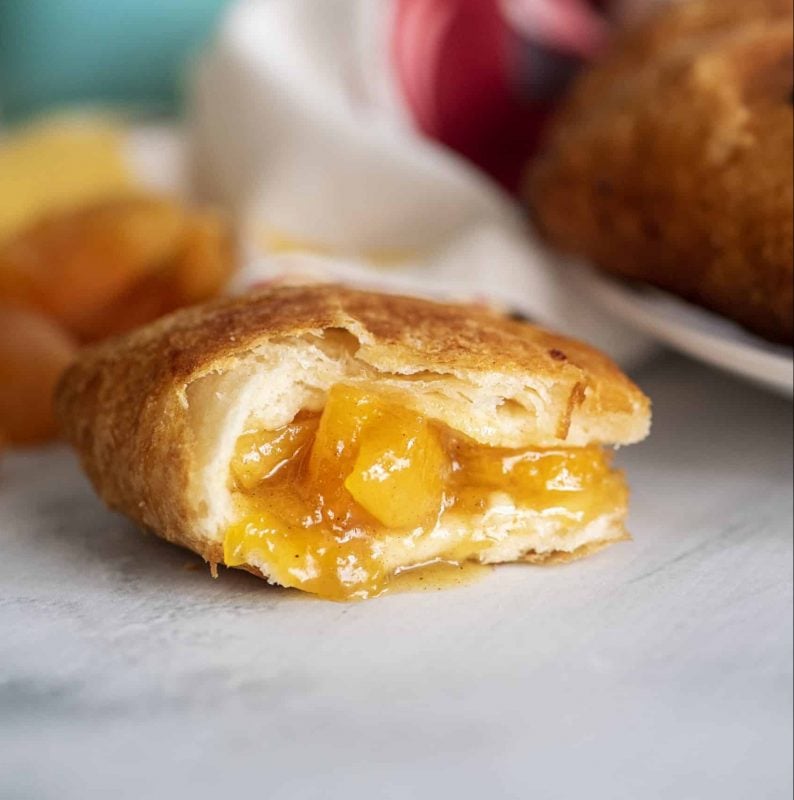 Looking inside a fried pie.