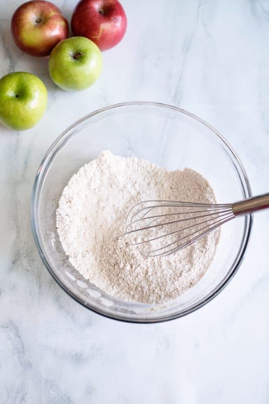 stir dry ingredients together.