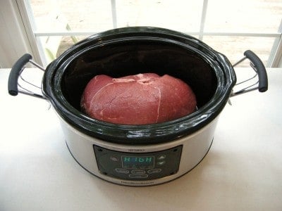 Place roast in slow cooker.