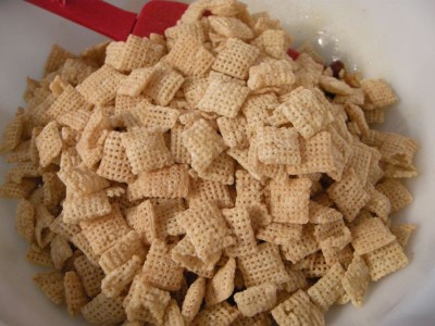 Microwave Chex Mix – And Little Virginia's Letter | Southern Plate