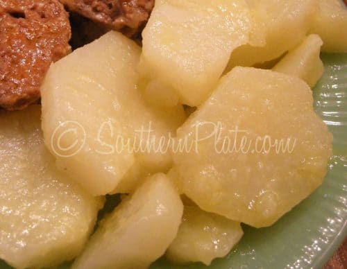 Stewed potatoes