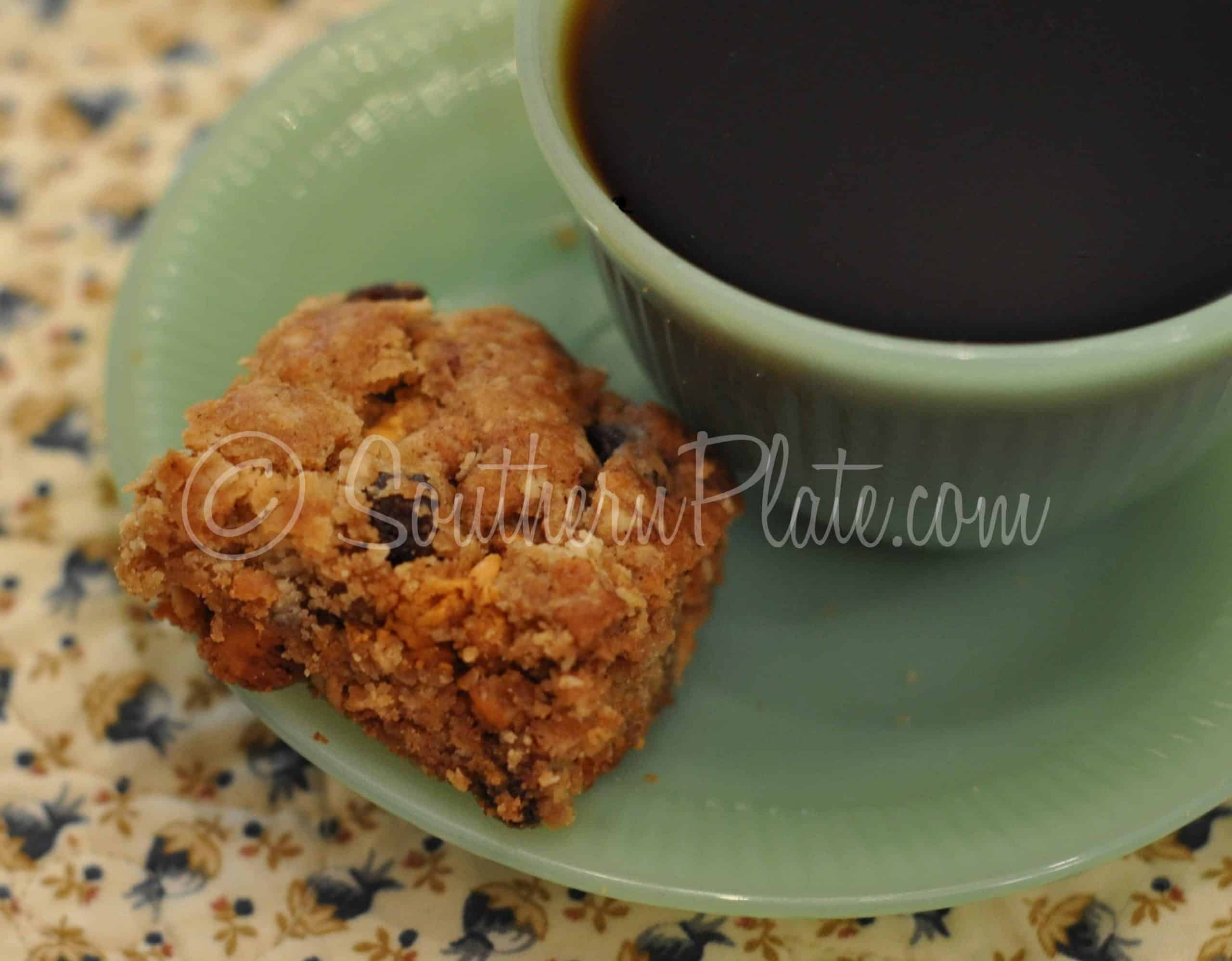 Oatmeal Raisin Bars with Butterscotch Mmm Mm!