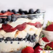 Patriotic Trifle Punch Bowl Cake