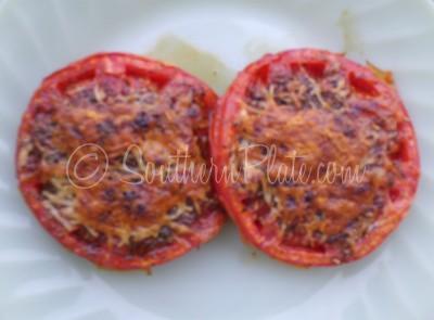 Broiled Tomatoes with Parmesan ~ YUMMY! ~