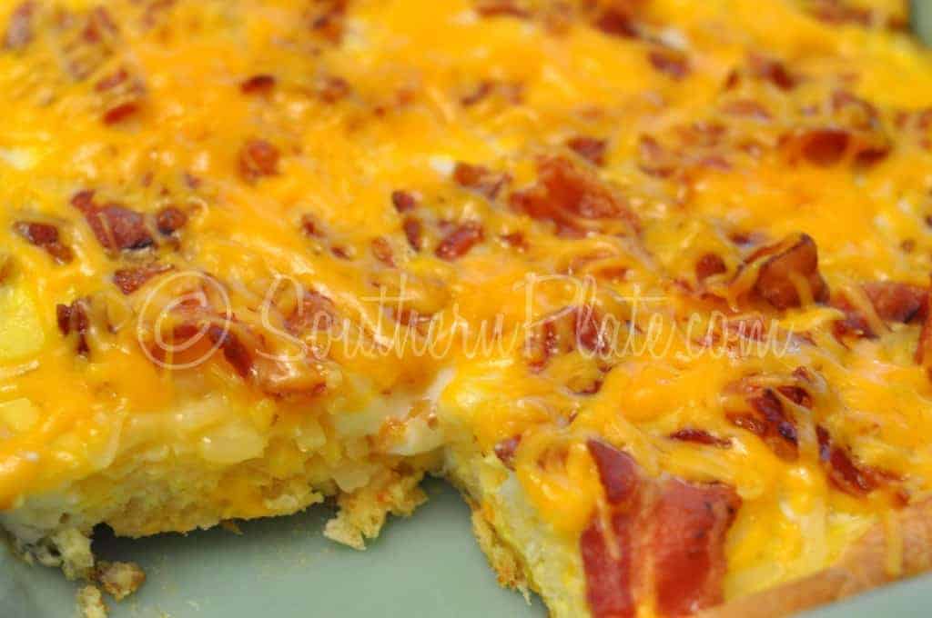 Bacon Breakfast Pizza | Southern Plate