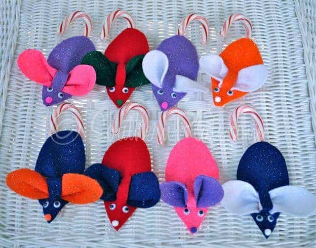 Kids' Crafts: How To Make Felt Mice