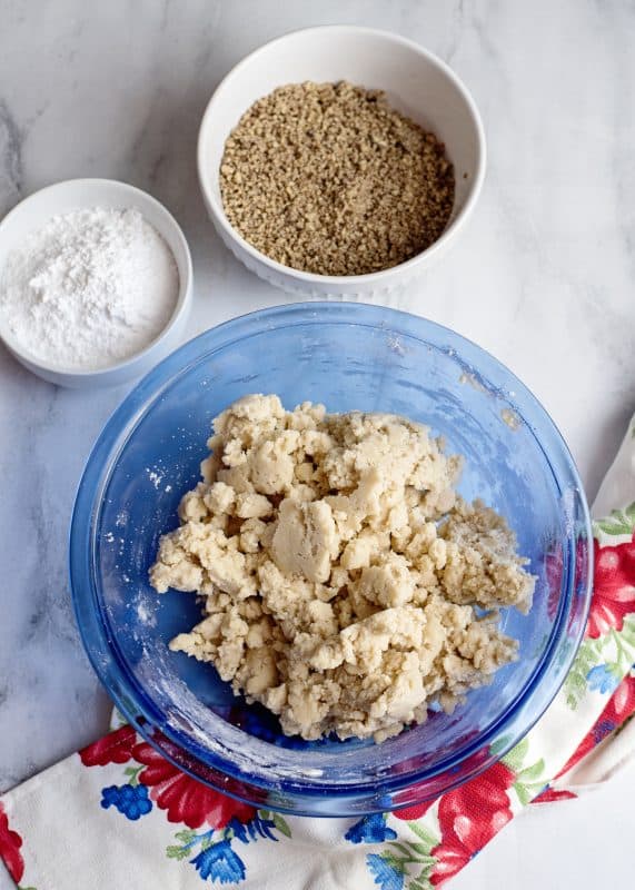 Cookie dough in bowl