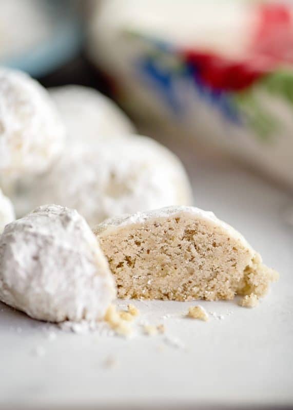 Pecan snowball cookies