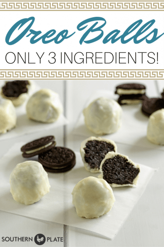 Oreo Cookie Balls- 3 Ingredient Easy! - Southern Plate