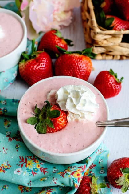 strawberry soup