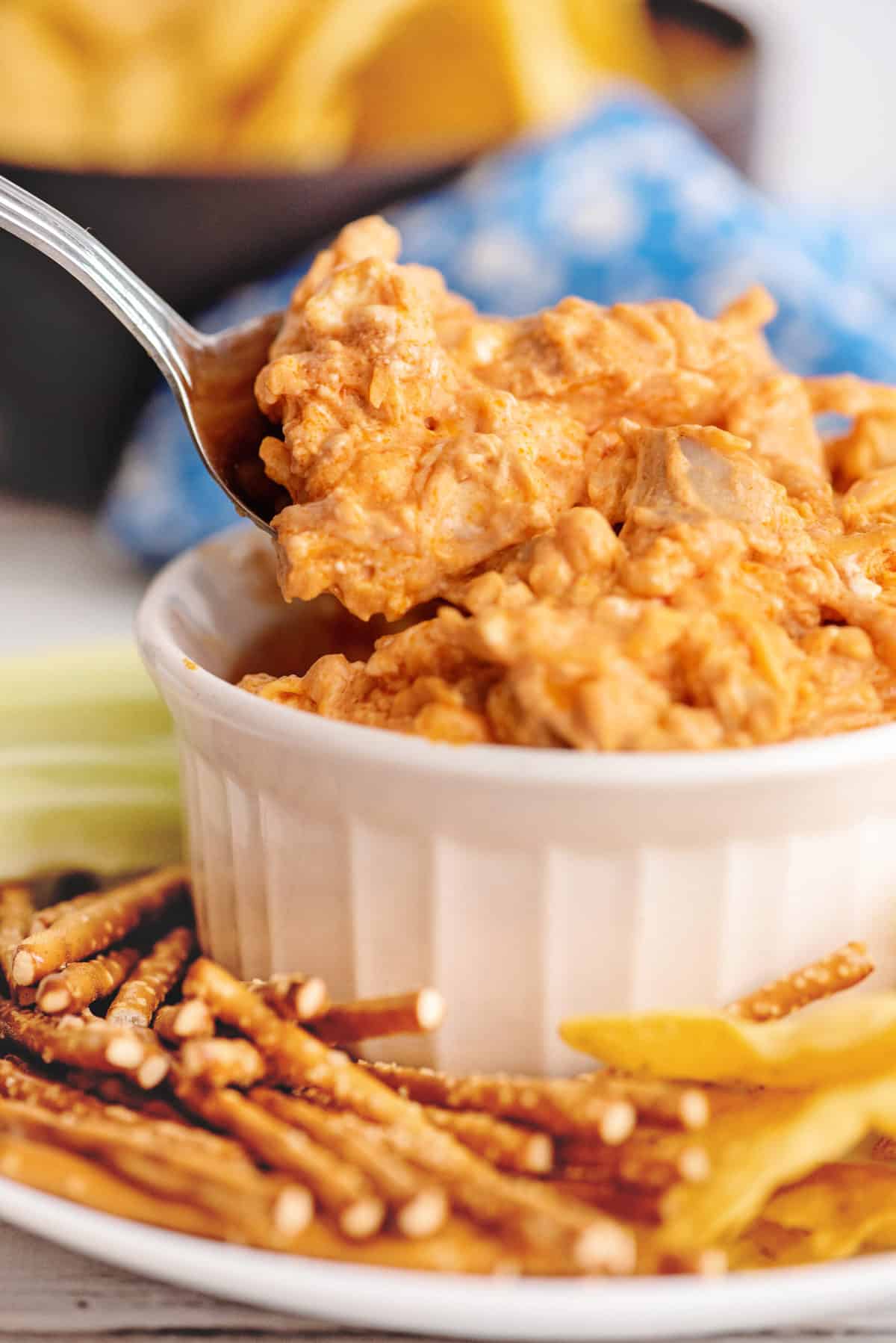 Easy Buffalo Chicken Dip