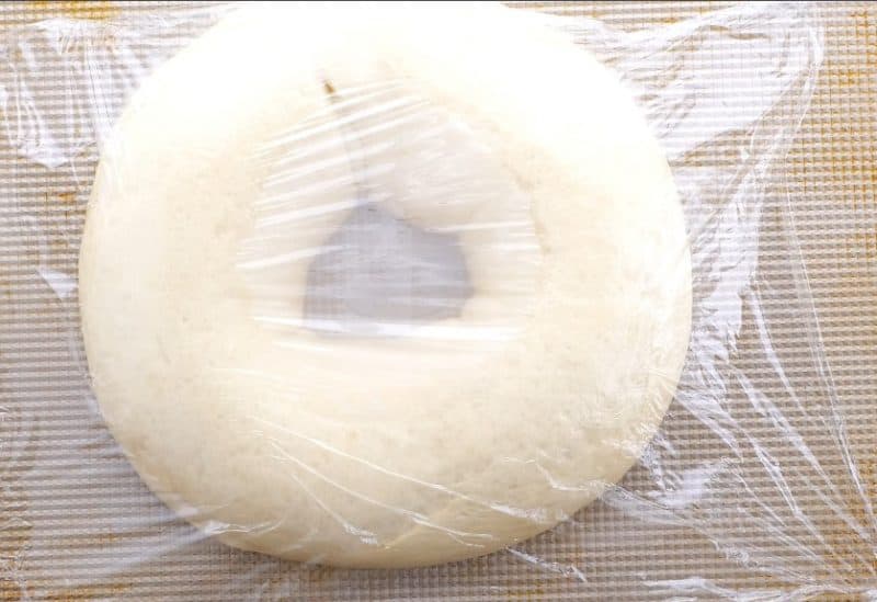 how dough looks after rising
