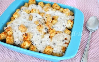 Tater tot casserole – and going north
