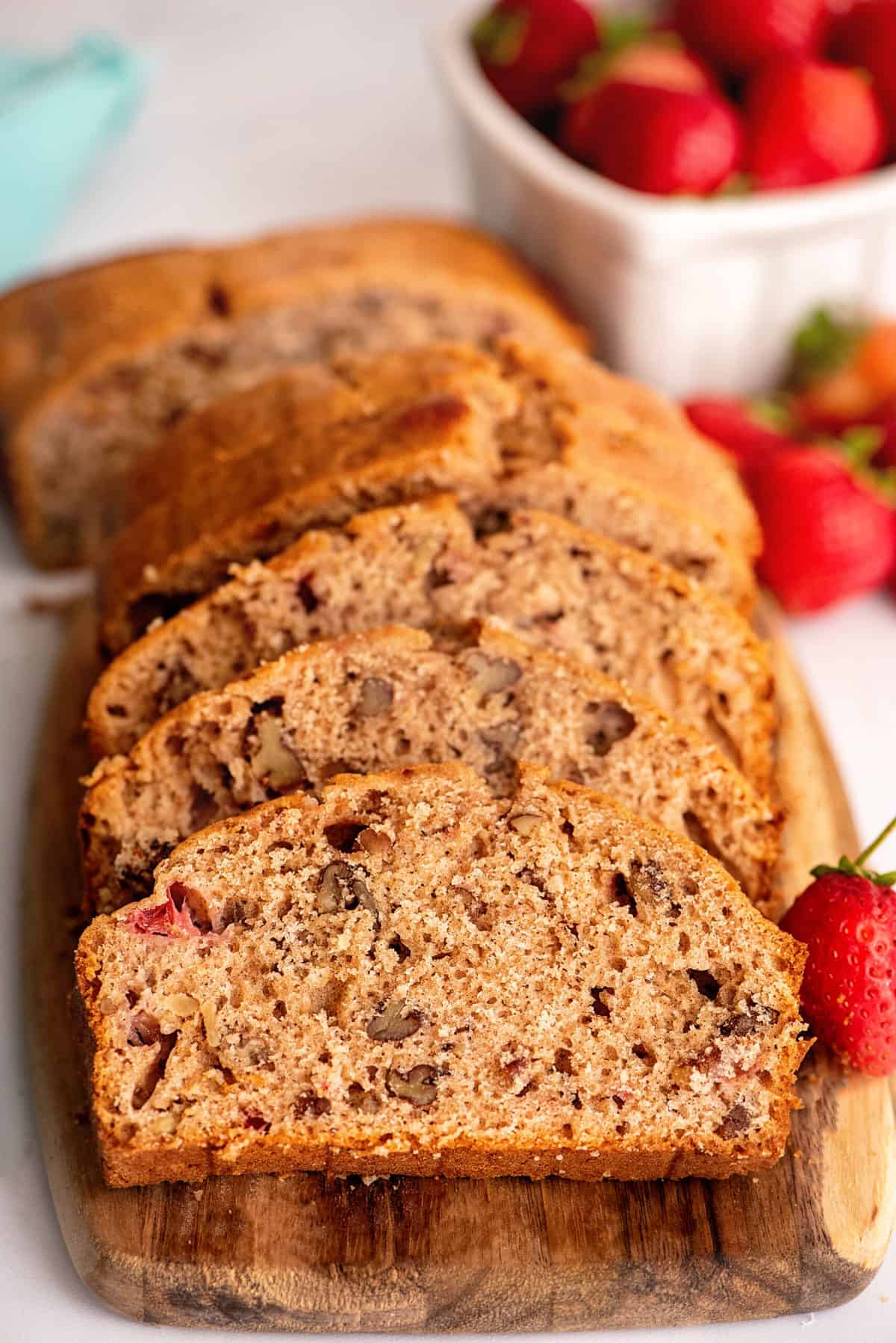 Strawberry Bread With Pecans