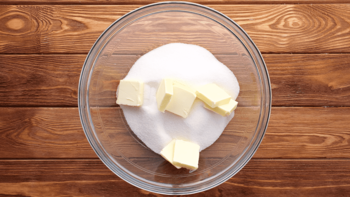 Place butter in mixing bowl.