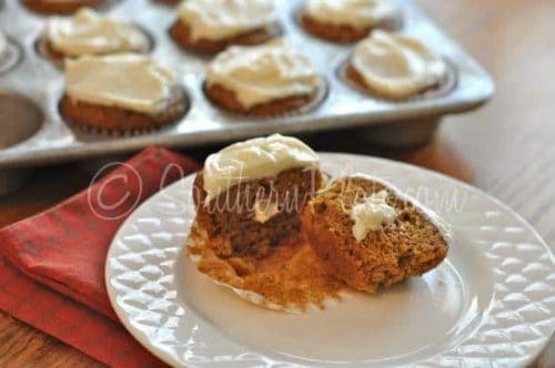 Pumpkin Roll Cupcakes