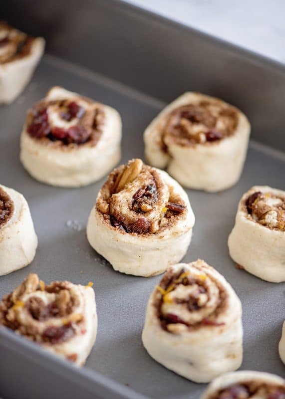 Place cinnamon rolls in warm place until double in size.