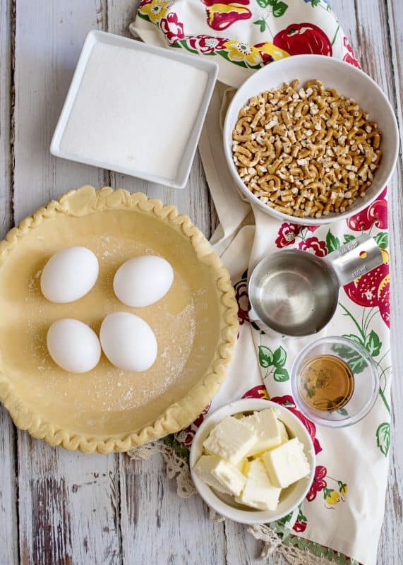 Faux Pecan Pie ingredients