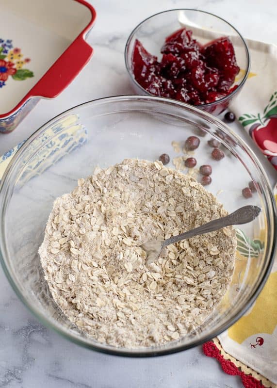 Mix together dry ingredients.