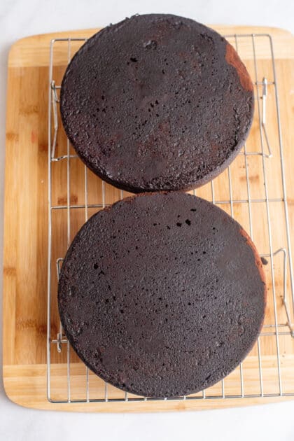 Turn cakes out onto wire rack to cool completely.