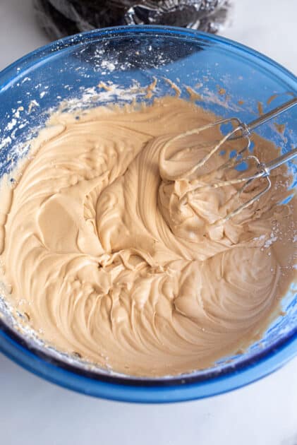 Beat icing until smooth.