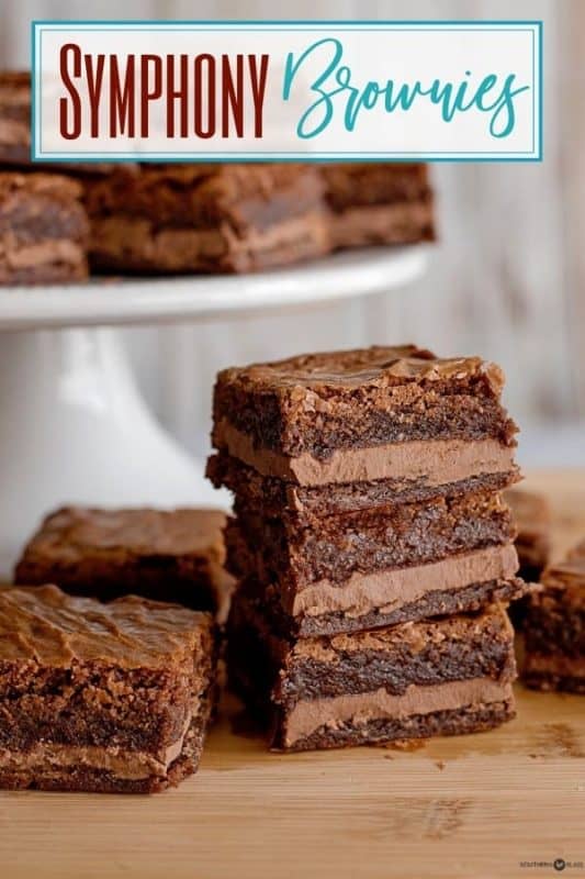 Symphony Brownies Pinterest image.